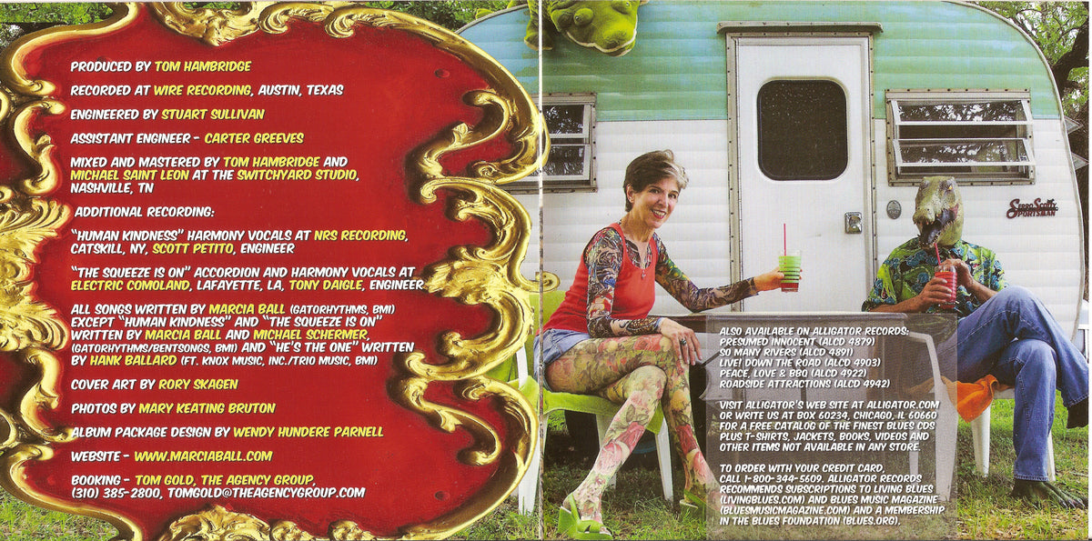 Marcia Ball – The Tattooed Lady & The Alligator Man Music CD