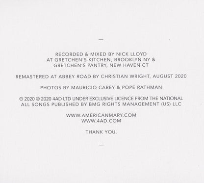 National – The National Music CD