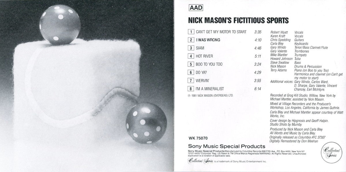 Nick Mason – Fictitious Sports (3-LP Vinyl) Vinyl Record