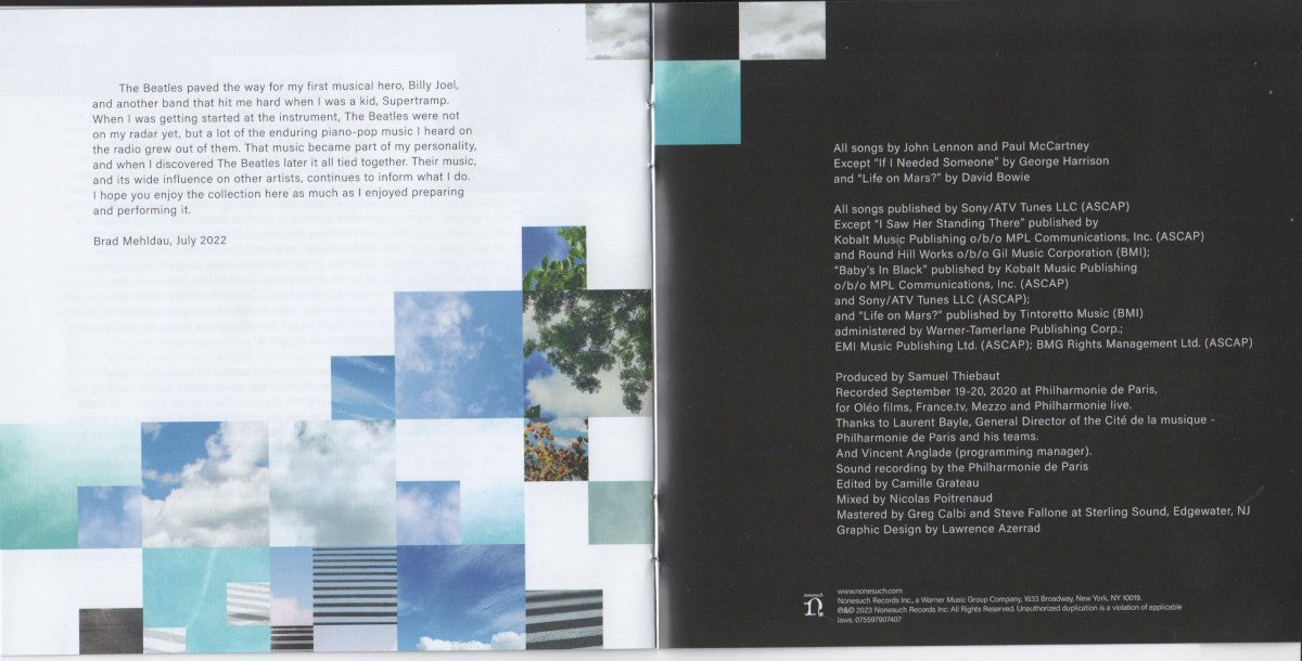 Brad Mehldau – Your Mother Should Know: Brad Mehldau Plays The Beatles Music CD