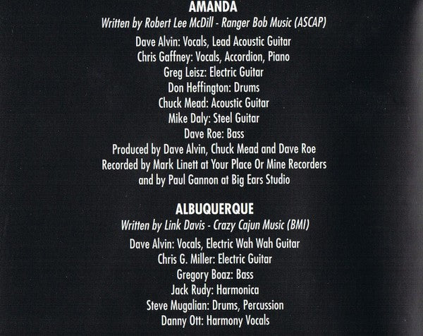 Dave Alvin – From An Old Guitar:  Rare and Unreleased Recordings Music CD