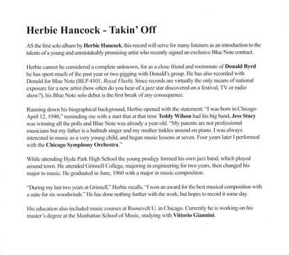Herbie Hancock – Takin' Off Music CD