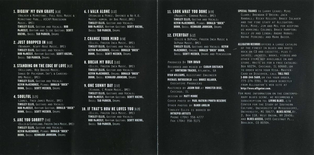 Tinsley Ellis – Fire It Up Music CD