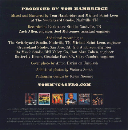 Tommy Castro – A Bluesman Came To Town Music CD