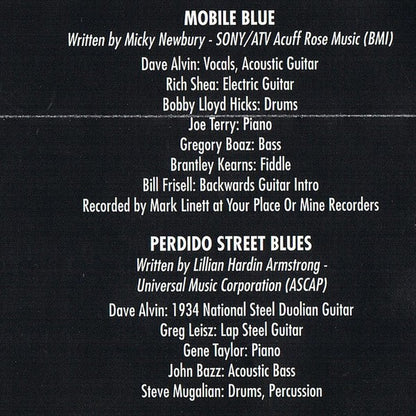 Dave Alvin – From An Old Guitar:  Rare and Unreleased Recordings Music CD