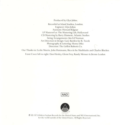 Eagles – Desperado Music CD