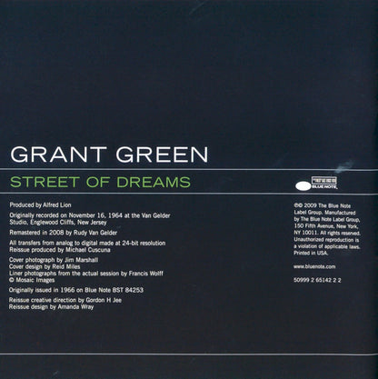 Grant Green – Street Of Dreams (LP Vinyl) Vinyl Record