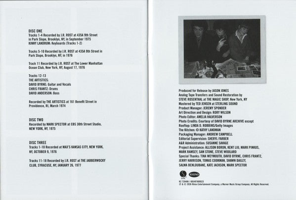 Talking Heads – Tentative Decisions: Demos & Live (3-CD)