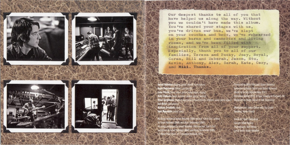 Blind Pilot – We Are the Tide Music CD