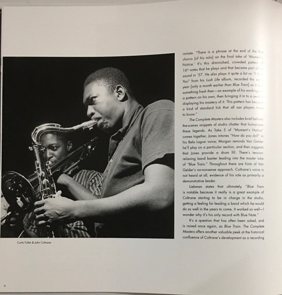 John Coltrane – Blue Train: The Complete Masters (2-LP Vinyl) Vinyl Record