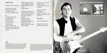 David Gilmour – About Face Music CD