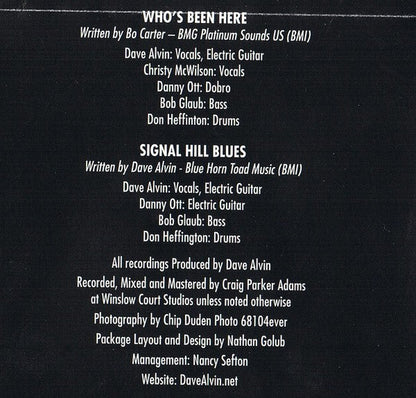 Dave Alvin – From An Old Guitar:  Rare and Unreleased Recordings Music CD
