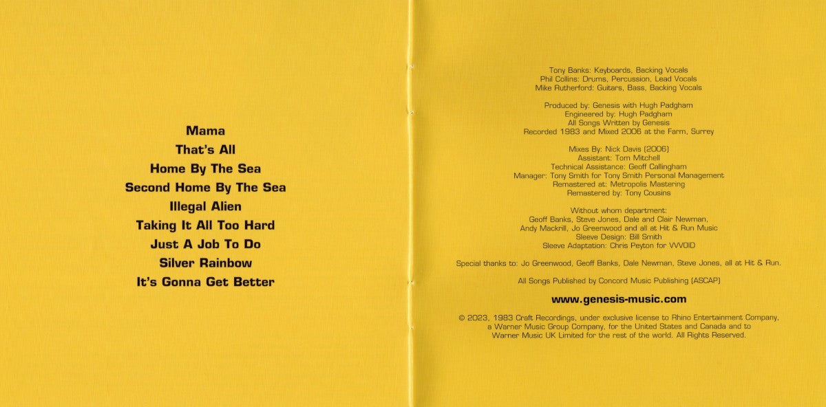 Genesis – Genesis Music CD