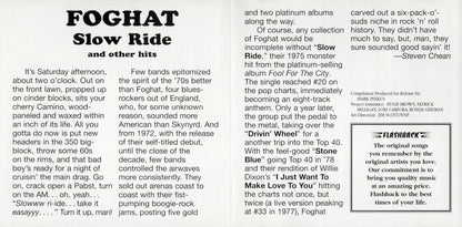 Foghat – Slow Ride & Other Hits Music CD