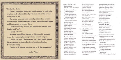 John Prine – In Spite of Ourselves Music CD