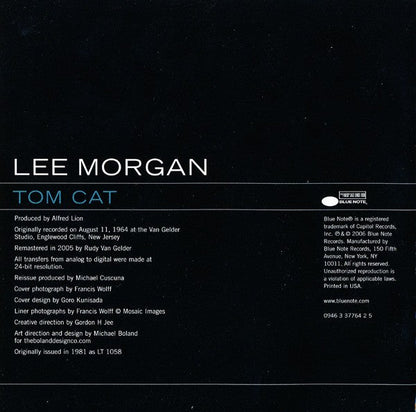Lee Morgan – Tom Cat Music CD