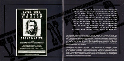 Peter Tosh – Wanted Dread And Alive (LP Vinyl) Vinyl Record