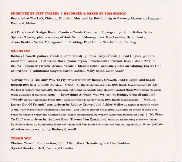 Rodney Crowell – The Chicago Sessions Music CD