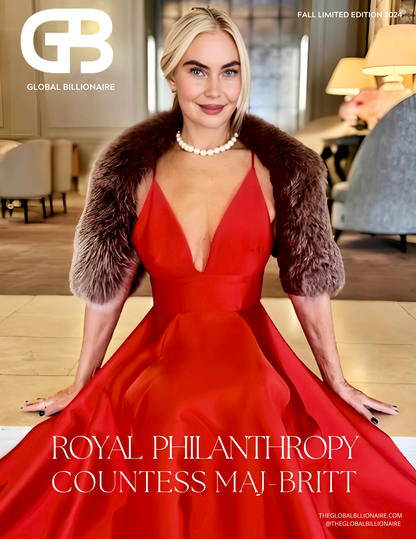 Global Billionaire - Fall 2024: European Royal Countess Maj-Britt On Career In Fashion & Philanthropy, R360 Global Partnership, Luxury Travel, Brands, Innovators, Exclusive Insights & More!