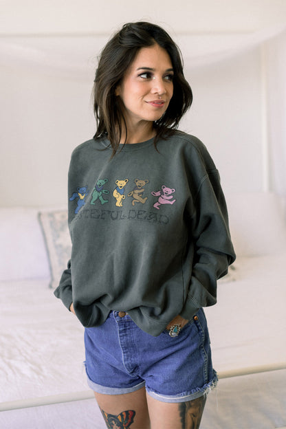 Grateful Dead Backstage Sweatshirt Vintage Black