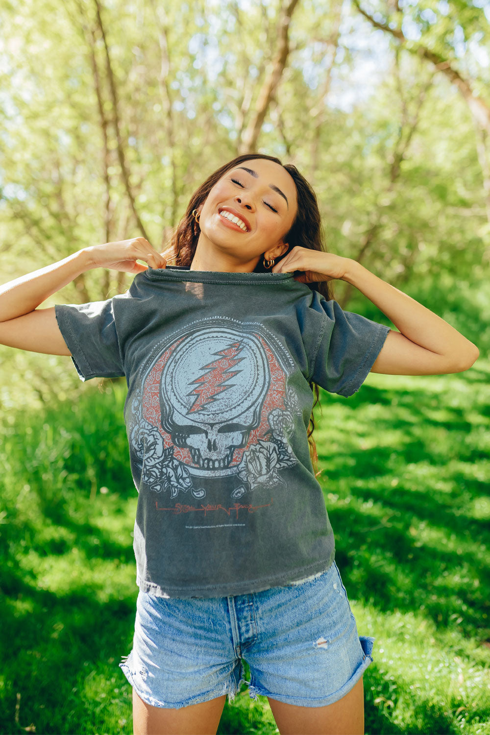 Grateful Dead Sunkissed Classic Tee Shirt Vintage Black