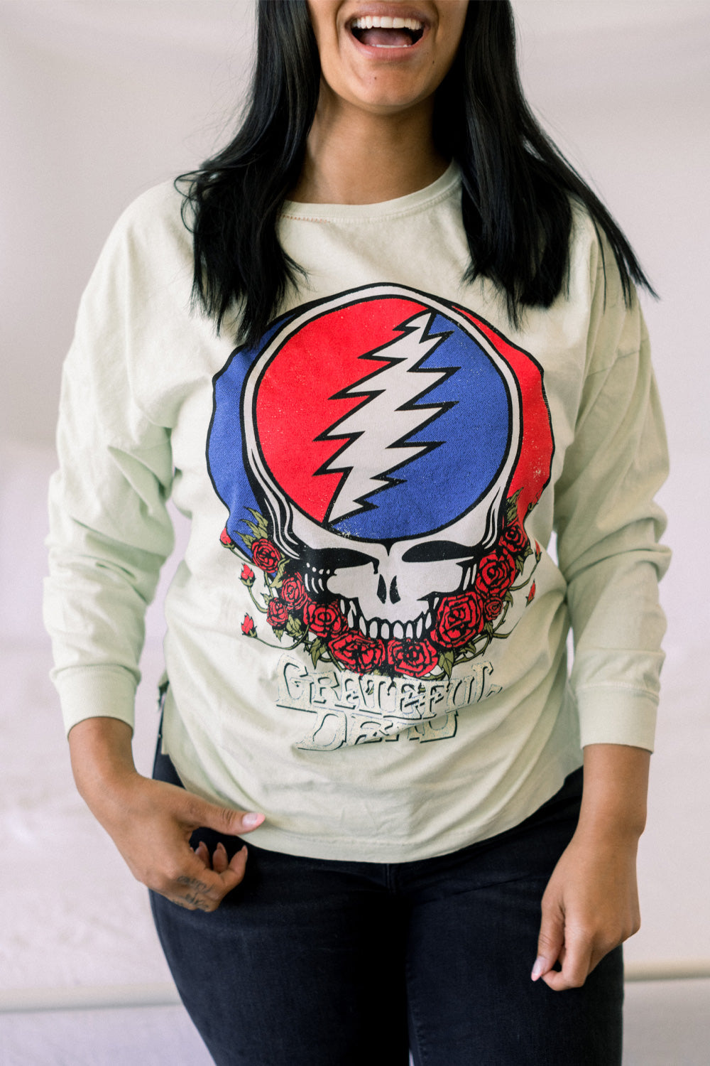 Grateful Dead Womens Long Sleeve Shirt