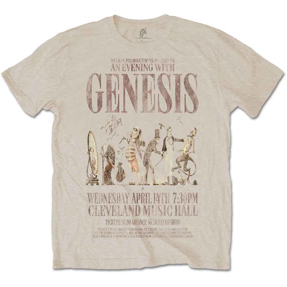 Genesis An Evening With [T-Shirt] Officially Licensed