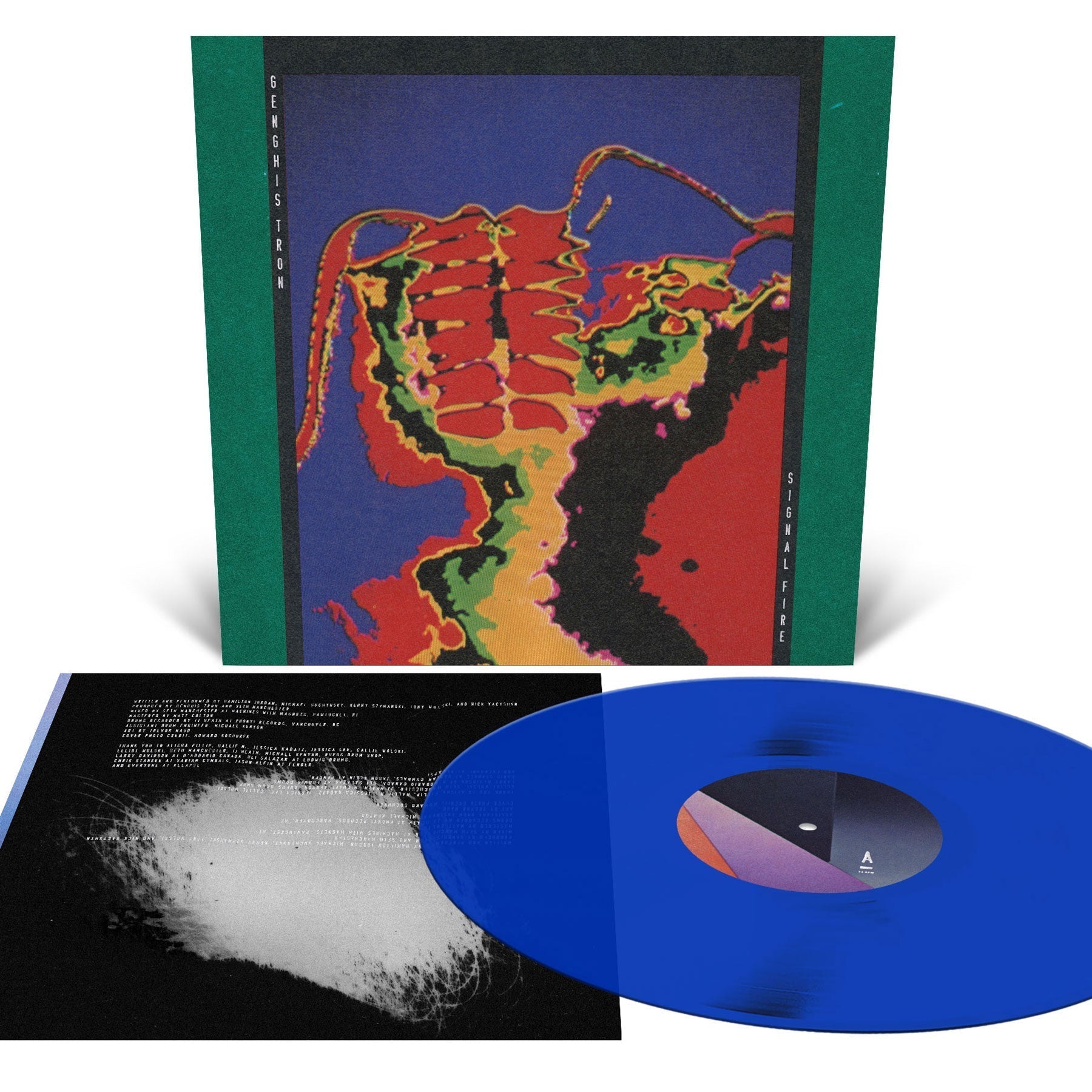 Genghis Tron - Signal Fire [Royal Blue] [Vinyl] Vinyl Record