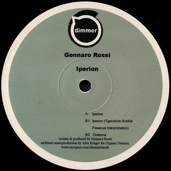 Iperion *TIGERSKIN* Vinyl Record