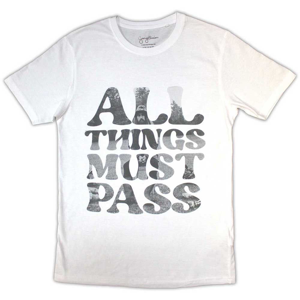 George Harrison All Things Must Pass Text Infill [T-Shirt]
