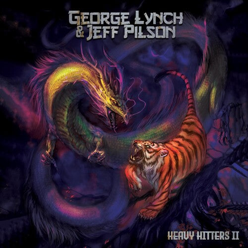 George Lynch - Heavy Hitters II - Silver/ purple Splatter [Vinyl] Vinyl Record