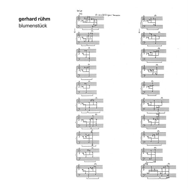 GERHARD RUHM - Blumenstuck Vinyl Record