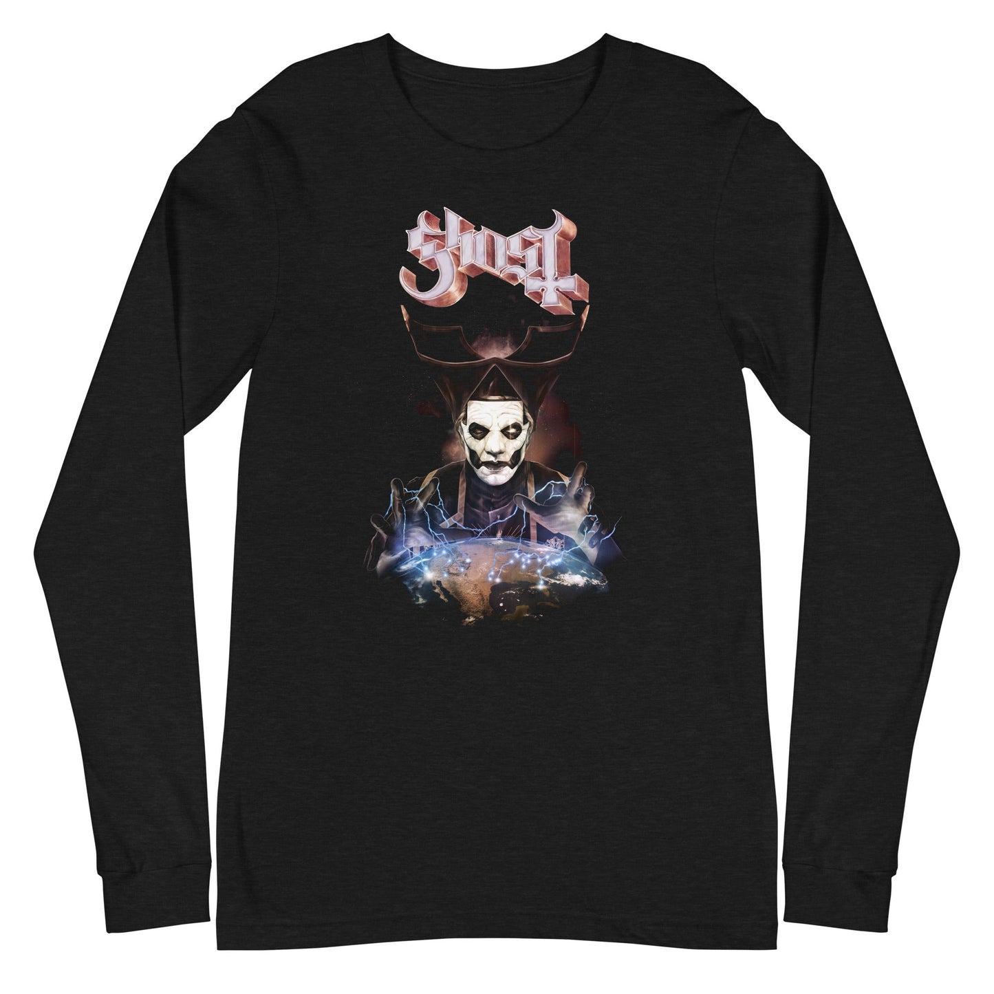 Ghost Electricity Mens Long Sleeve T Shirt Black