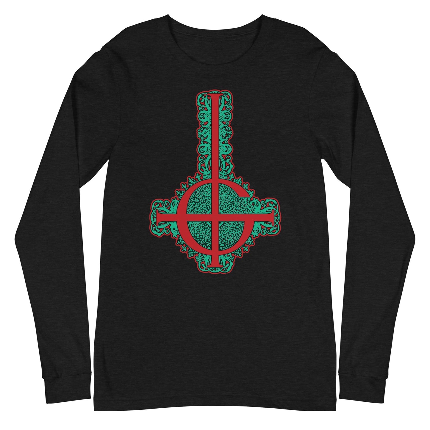 Ghost Cross Mens Long Sleeve T Shirt Black