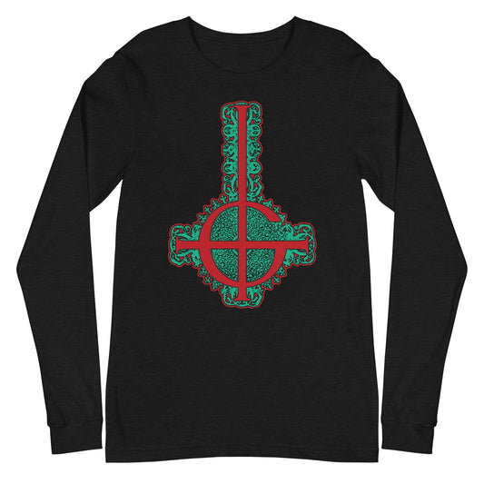 Ghost Cross Mens Long Sleeve T Shirt Black