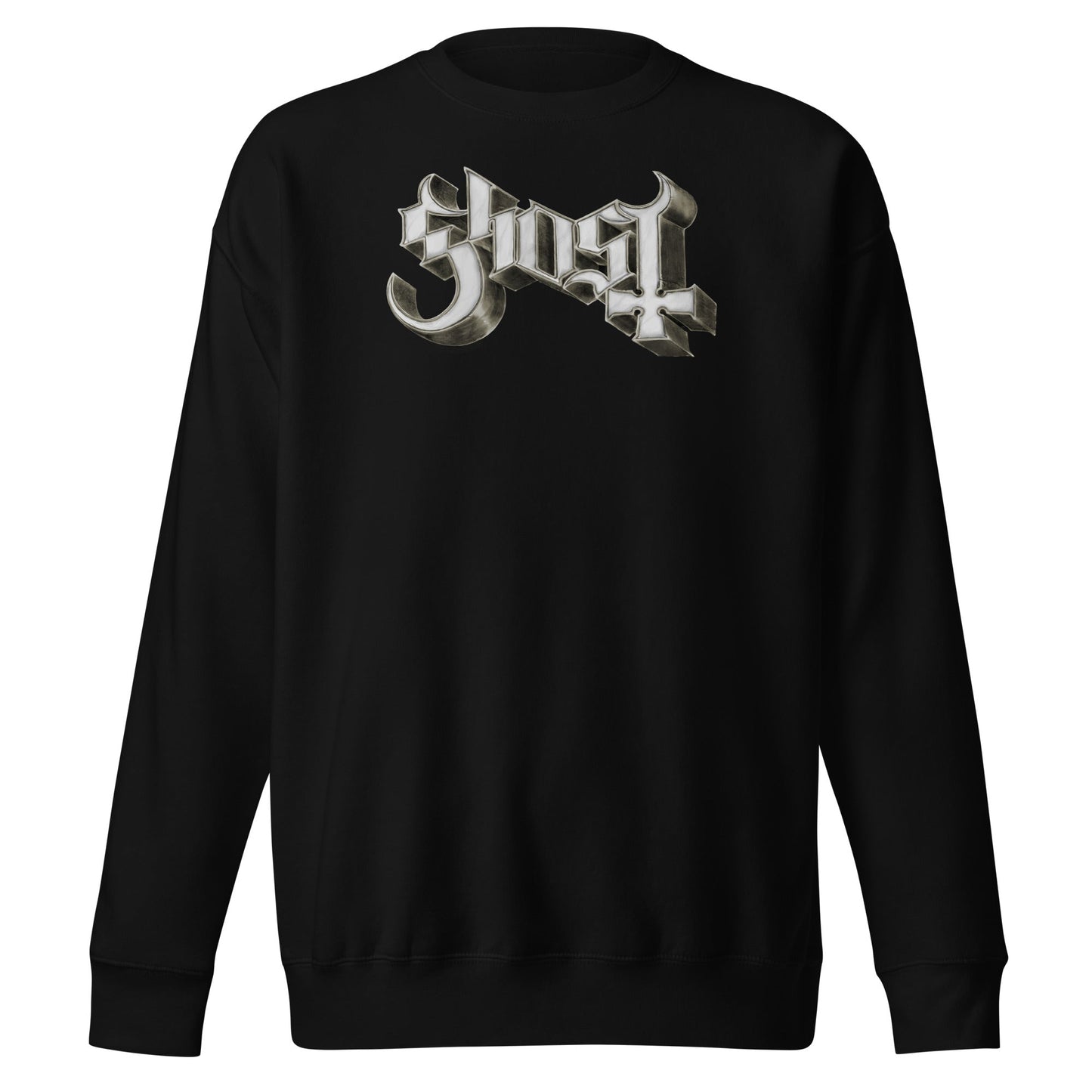 Ghost Sliver Logo Mens Sweatshirt Black