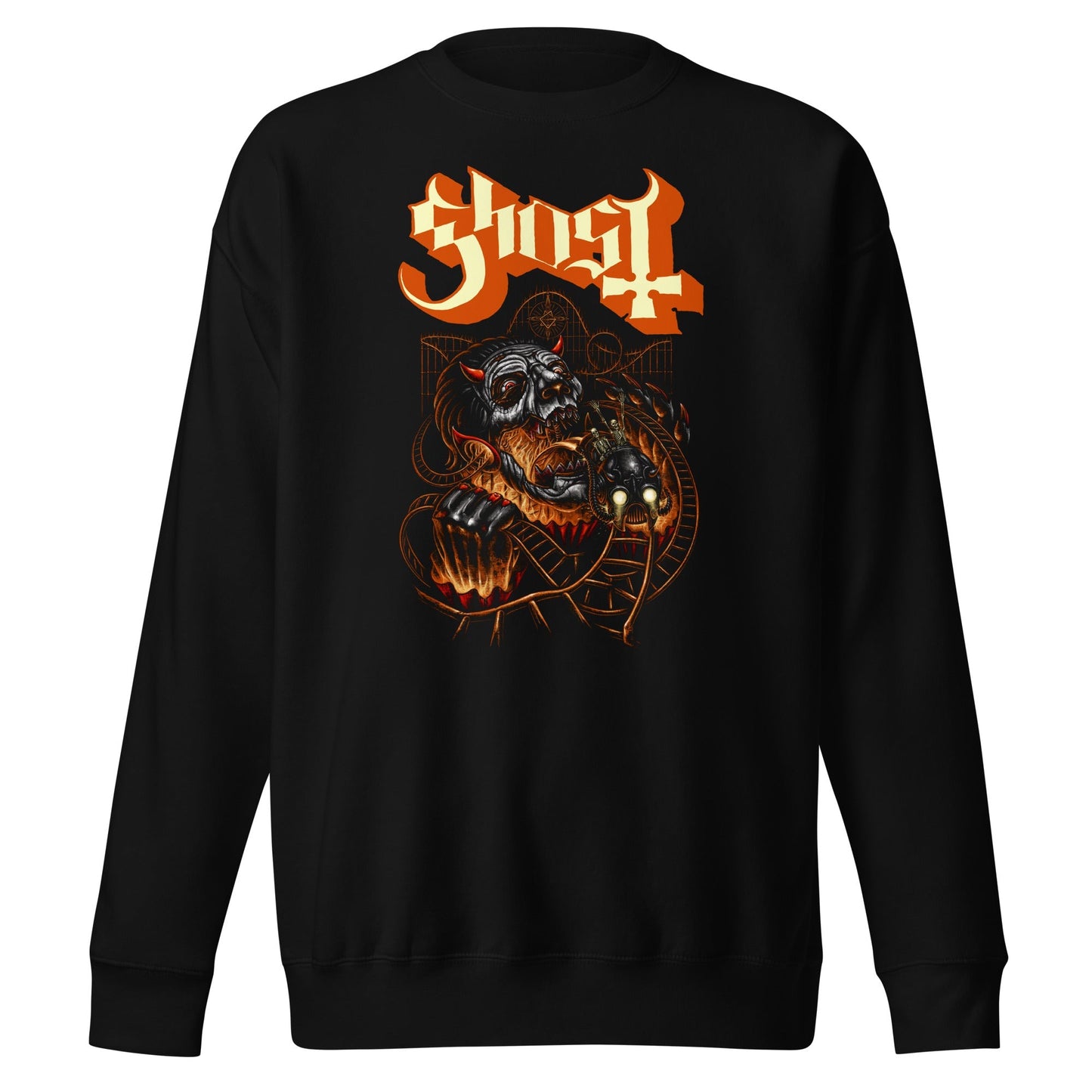 Ghost Downward Path Mens Sweatshirt Black