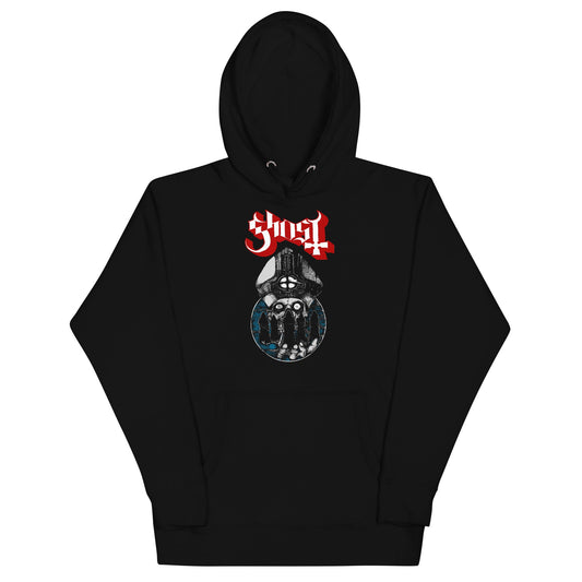 Ghost Eyes Only Mens Hoodie Black