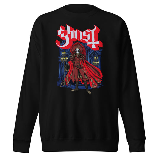 Ghost Billowing Cape Mens Sweatshirt Black