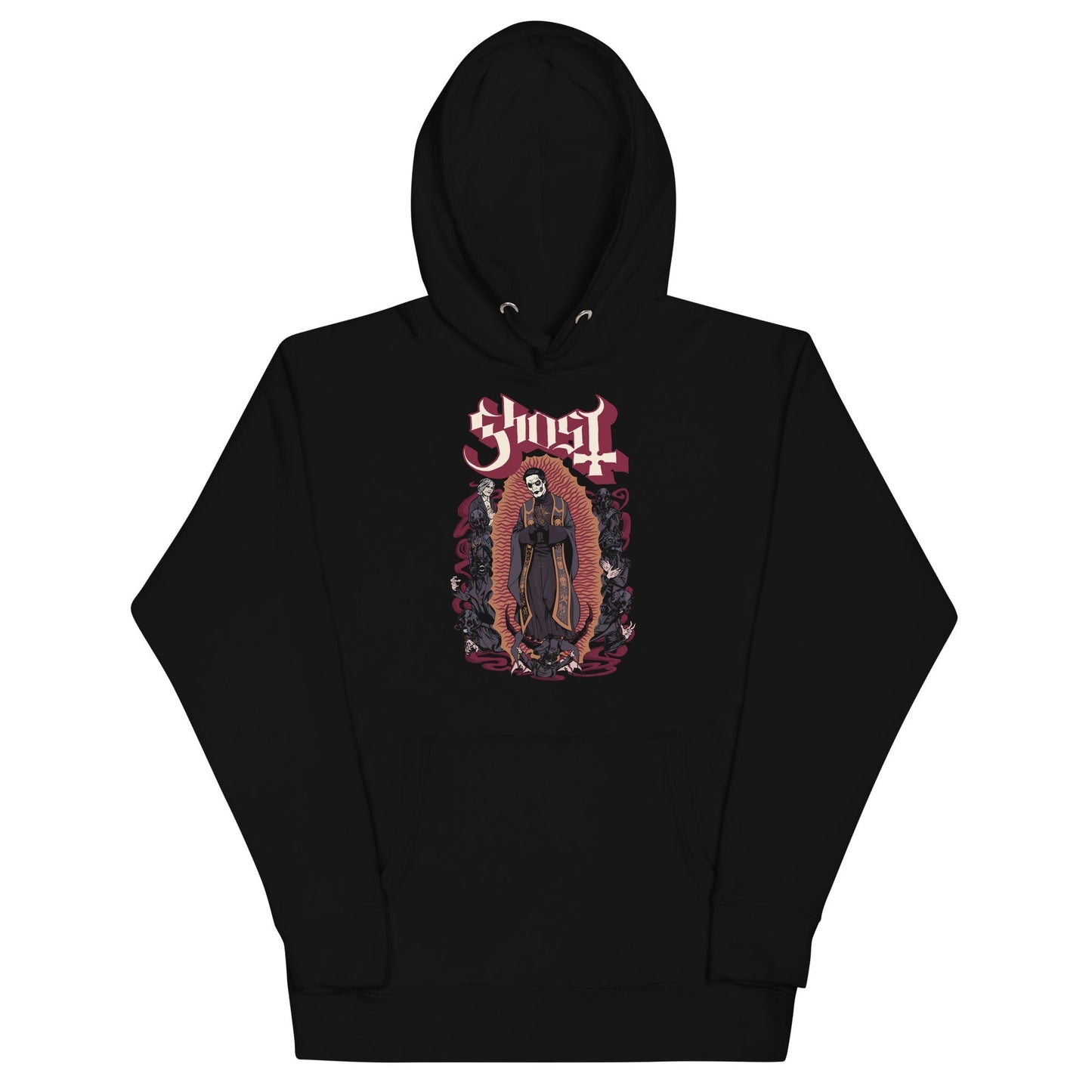 Ghost Come With Me Mens Hoodie Black