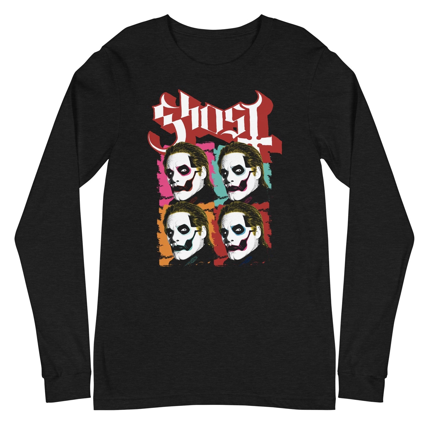 Ghost Quattro Mens Long Sleeve T Shirt Black