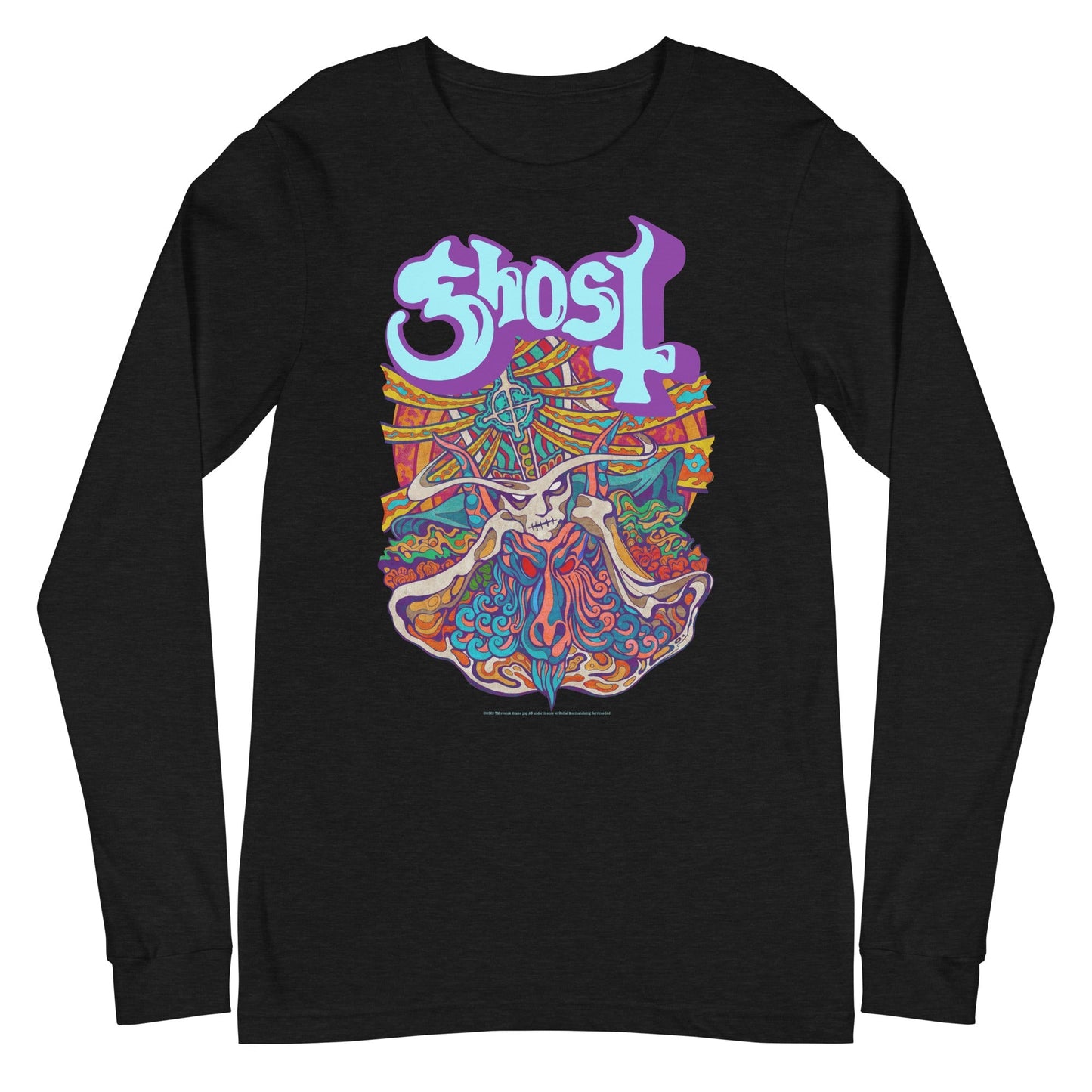 Ghost Satanic Panic Mens Long Sleeve T Shirt Black