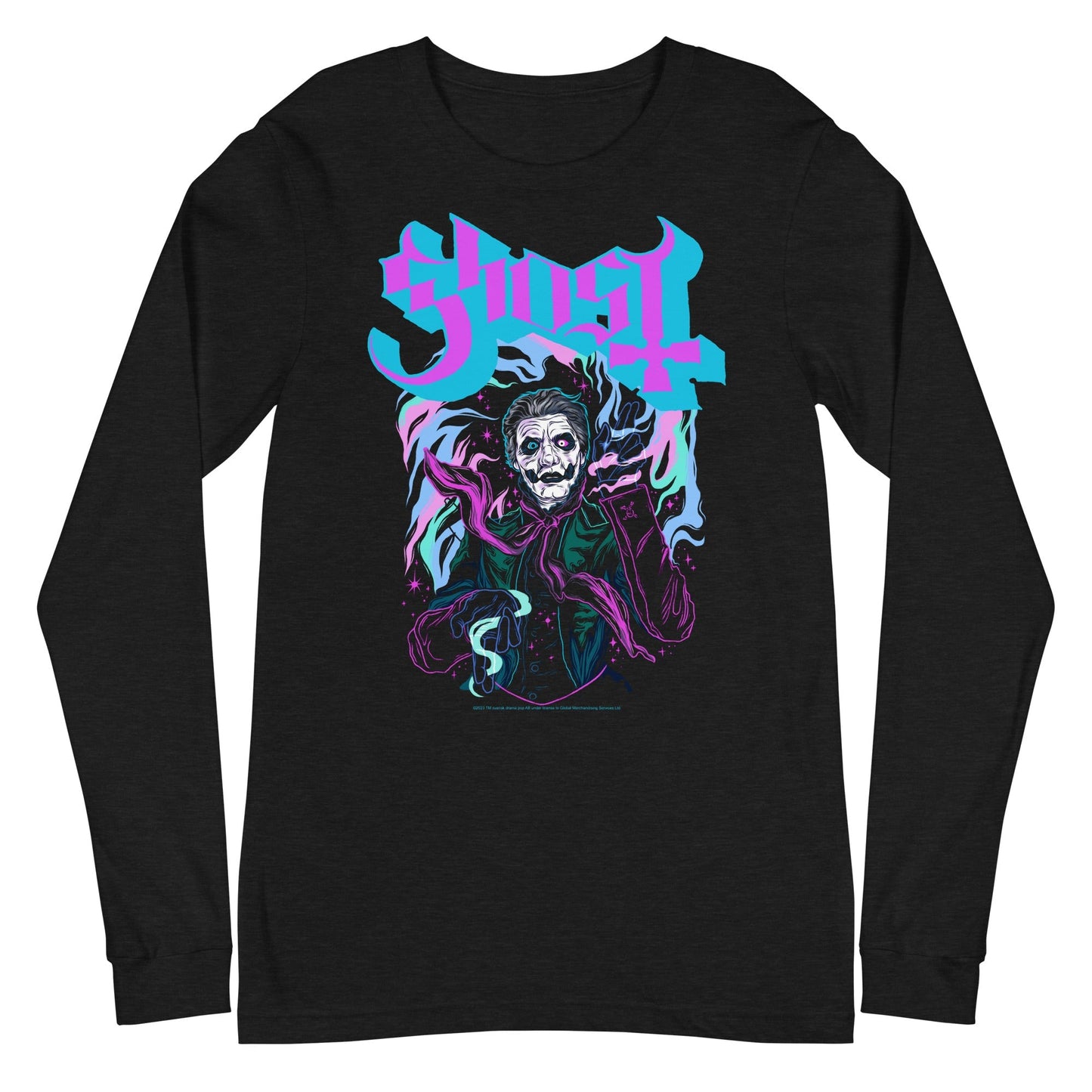 Ghost In the Machine Mens Long Sleeve T Shirt Black