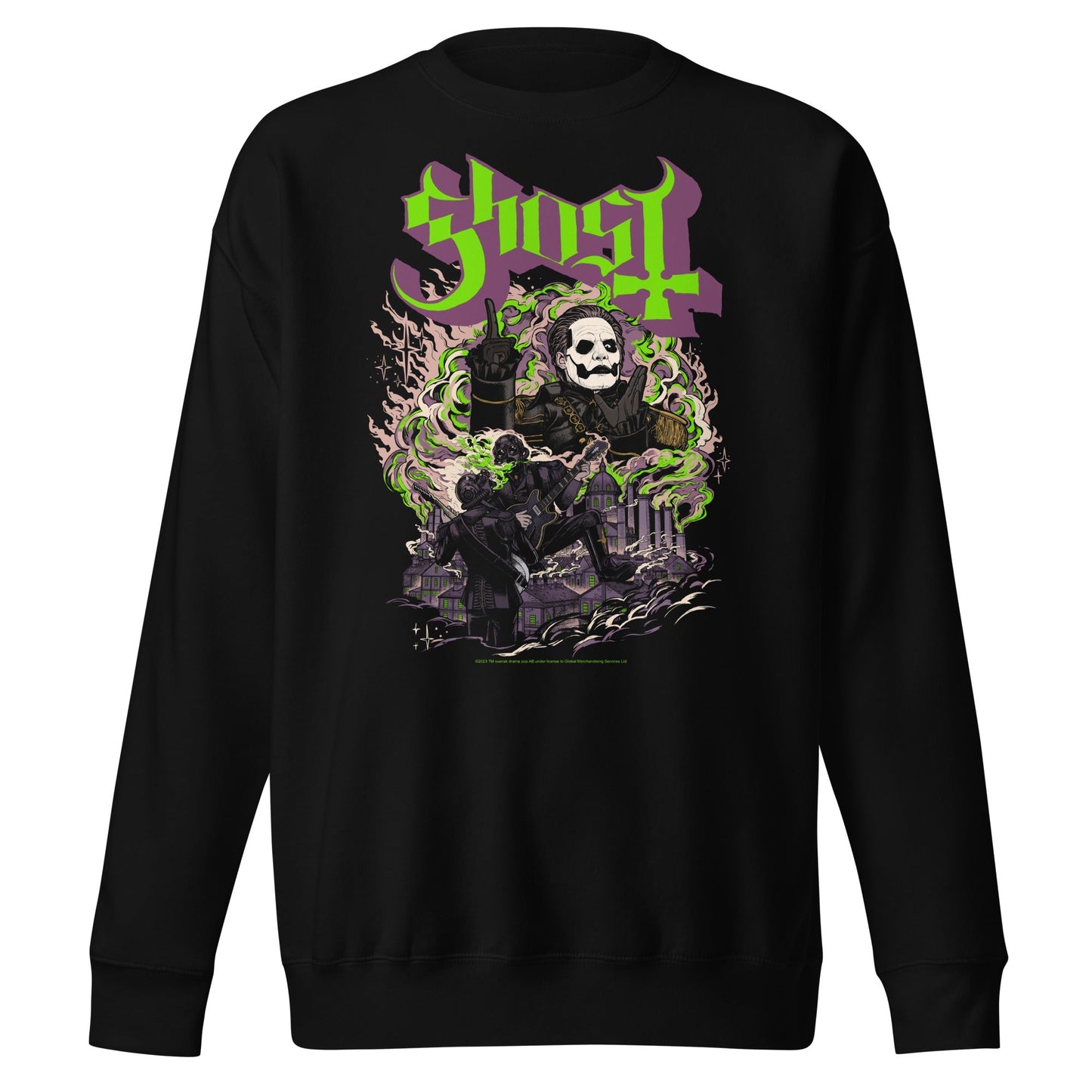 Ghost Graveyard Mens Sweatshirt Black