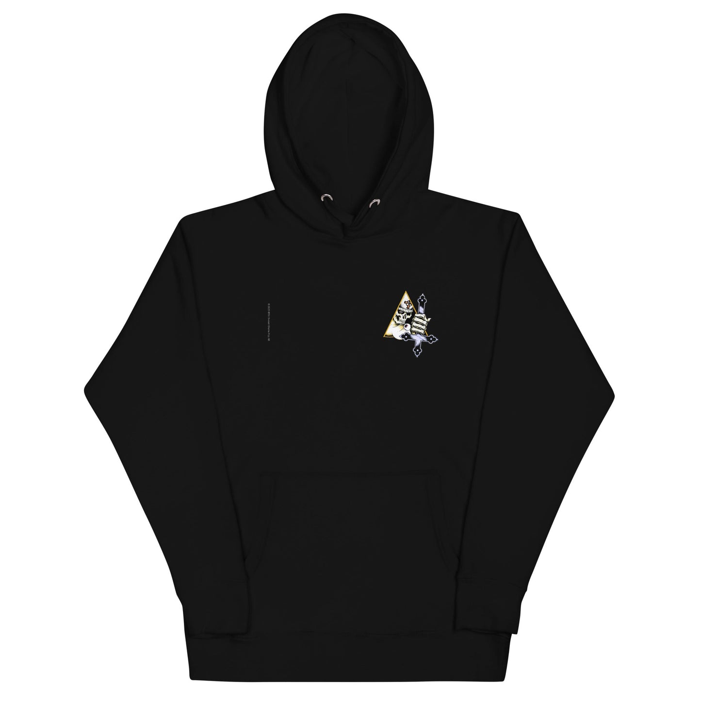 Ghost Triangle Logo Mens Hoodie Black