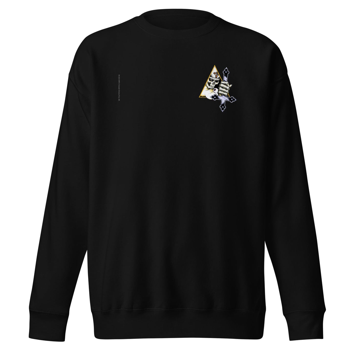 Ghost Triangle Logo Mens Sweatshirt Black