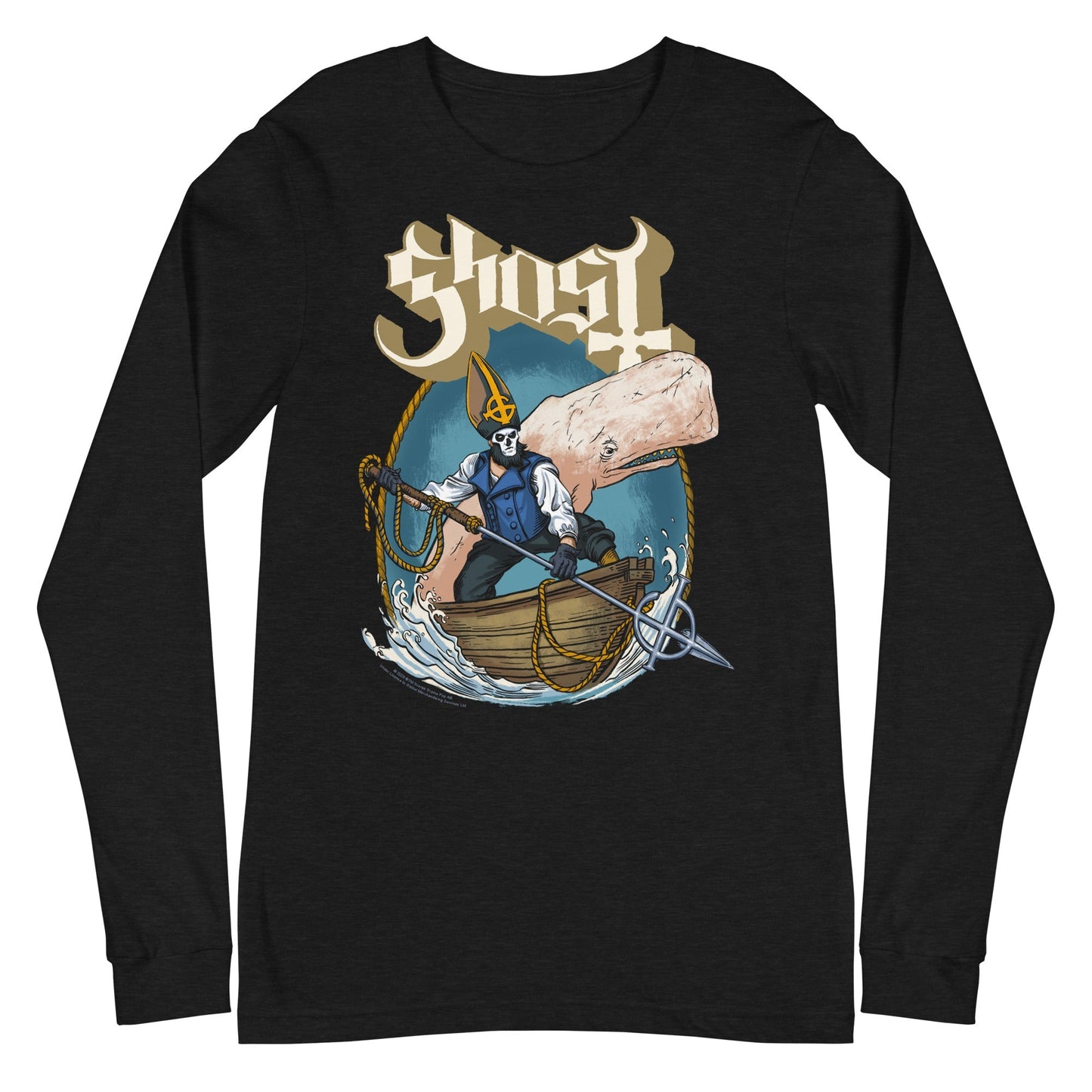 Ghost Seven Seas Mens Long Sleeve T Shirt Black