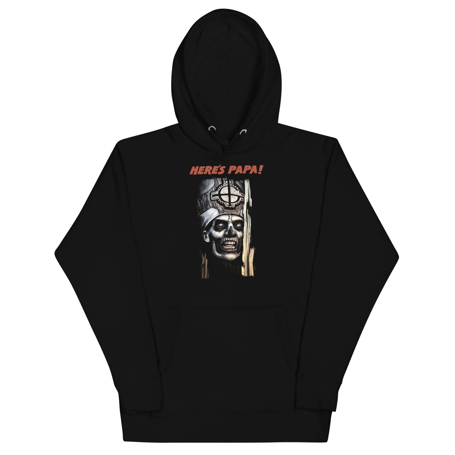 Ghost Here's Papa Mens Hoodie Black