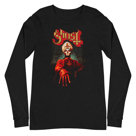 Ghost Kiss the Ring Mens Long Sleeve T Shirt Black