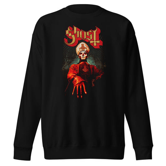 Ghost Kiss the Ring Mens Sweatshirt Black